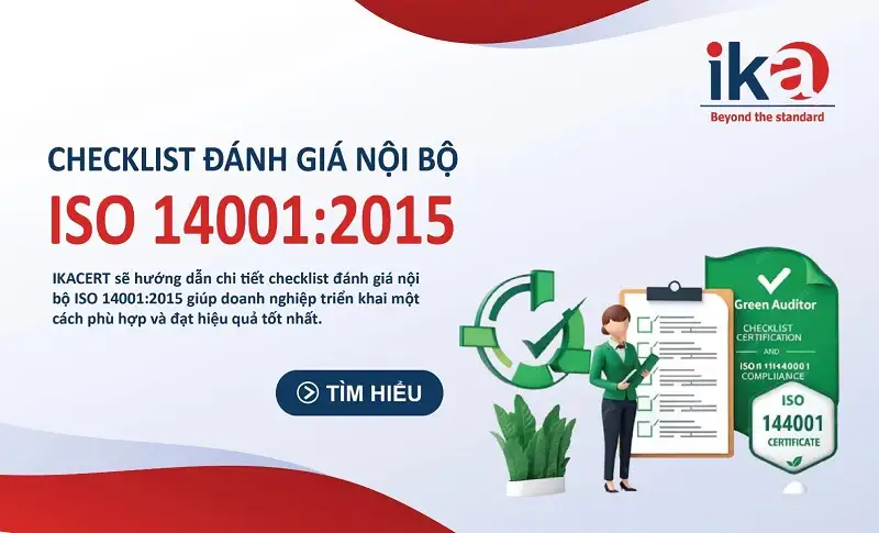 checklist đánh giá nội bộ iso 14001