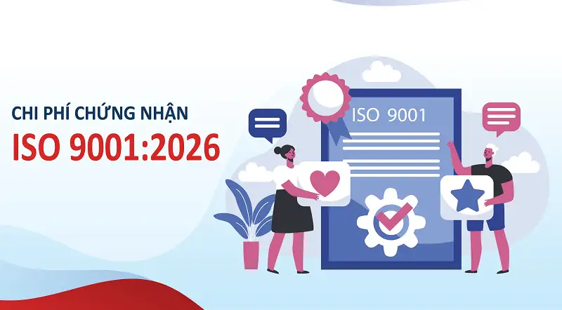 chi phí chứng nhận iso 9001