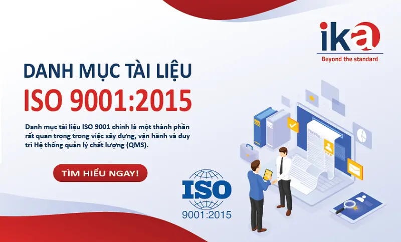 danh mục tài liệu tiêu chuẩn iso 9001:2015