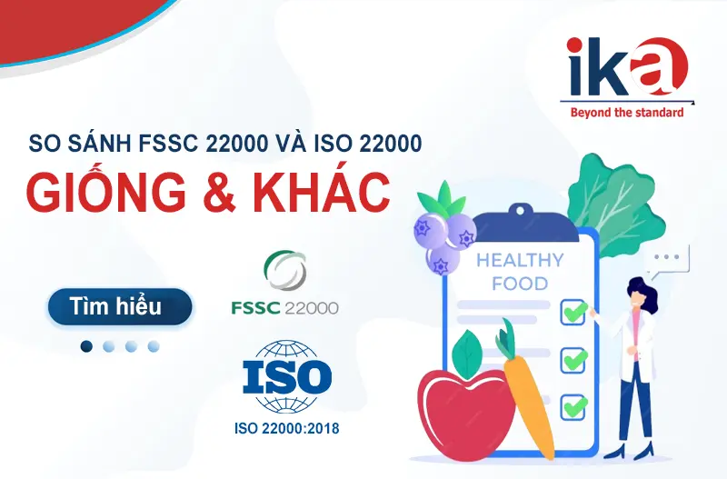 so sánh fssc 22000 và iso 22000