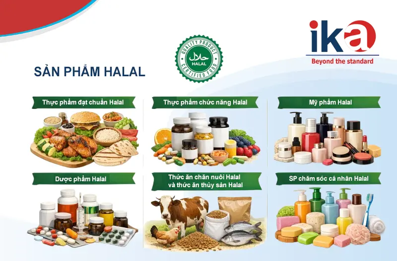 các sản phẩm đạt halal
