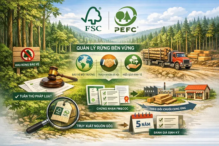 điểm giống nhau giữa fsc và pefc