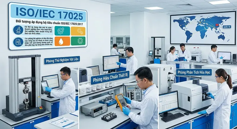 đối tượng áp dụng iso 17025