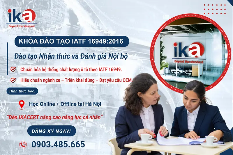 khóa đào tạo iatf 16949:2016