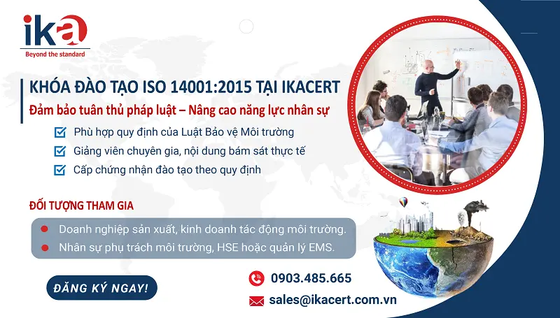 khóa đào tạo iso 14001