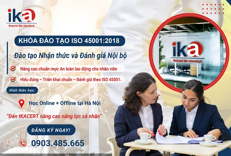khóa đào tạo iso 45001:2018