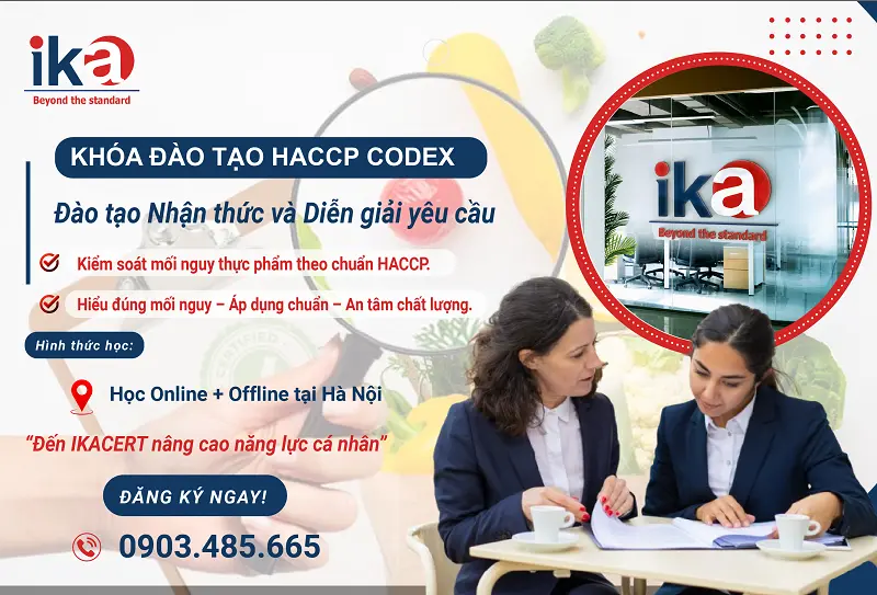 khóa đào tạo HACCP codex