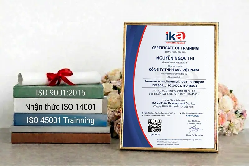 chứng chỉ tích hợp iso 9001, 14001, 45001