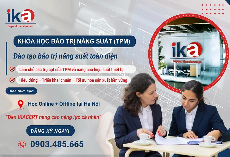 khóa đào tạo bảo trì năng suất toàn diện TPM