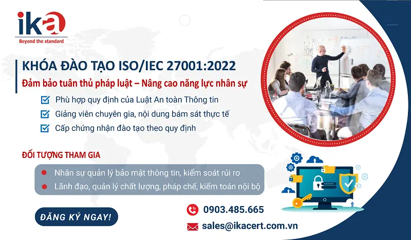 khóa đào tạo ISO 27001