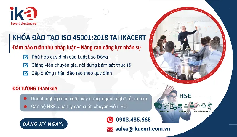 đào tạo nhận thức iso 45001