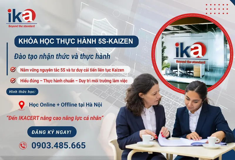 khóa đào tạo thực hành 5S-kaizen