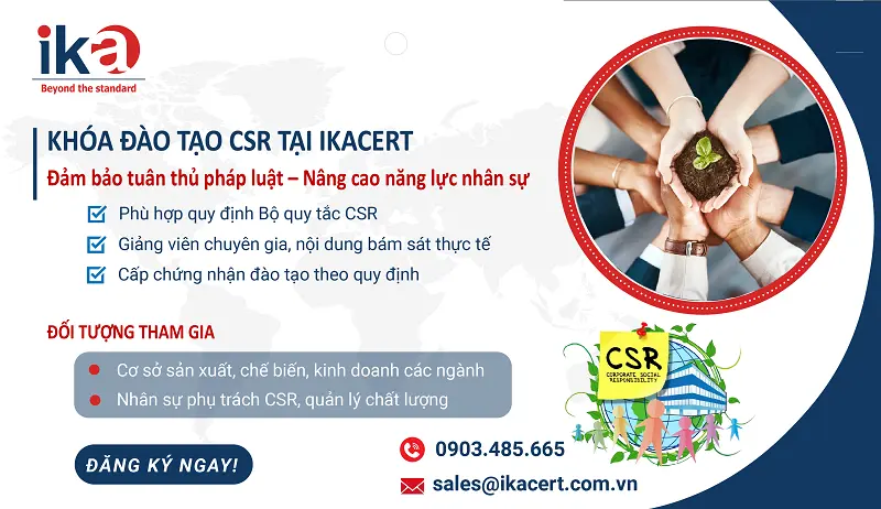 khóa đào tạo trách nhiệm xã hội