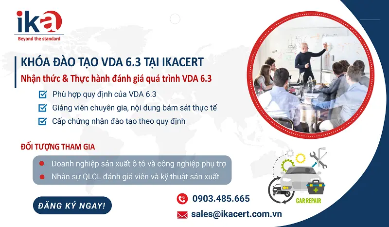 khóa đào tạo VDA 6.3