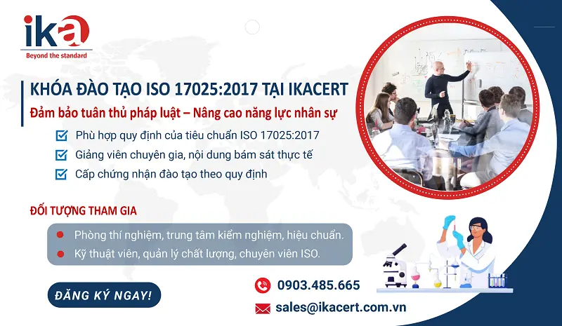 đào tạo nhận thức và đánh giá nội bộ iso 17025