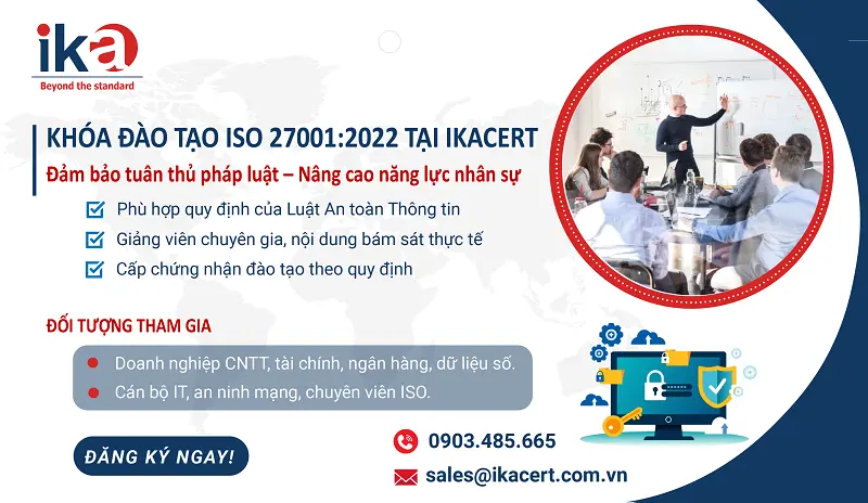 đào tạo nhận thức và iso 27001