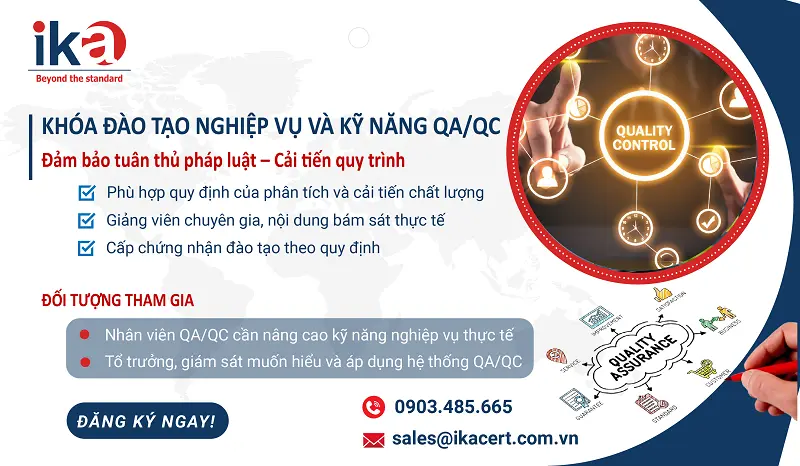 khóa đào tạo QA QC