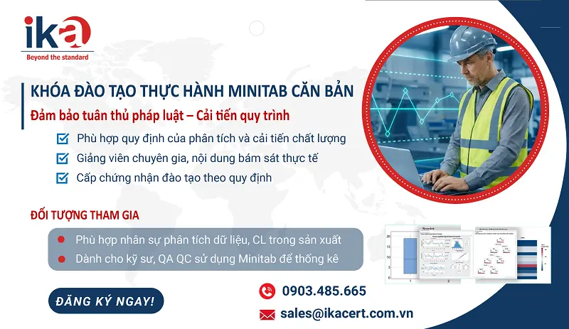 khóa đào tạo thực hành minitab